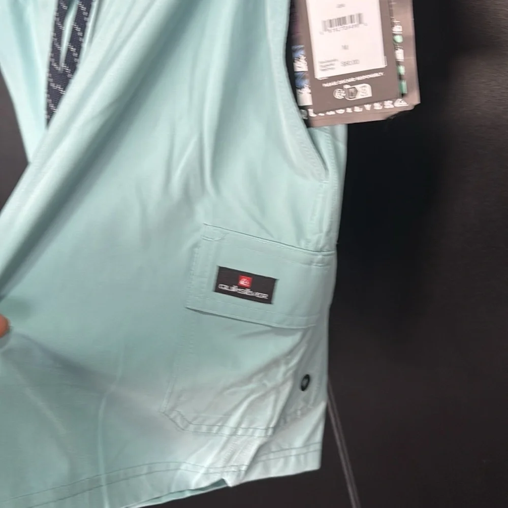 Quicksilver Board Shorts/Swim Trunks,lined,elastic drawstring waist,pockets